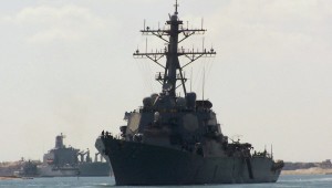 Американский эсминец "Портер" вновь вошел в акваторию Черного моря