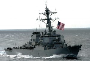 В акваторию Черного моря вошел американский эсминец
